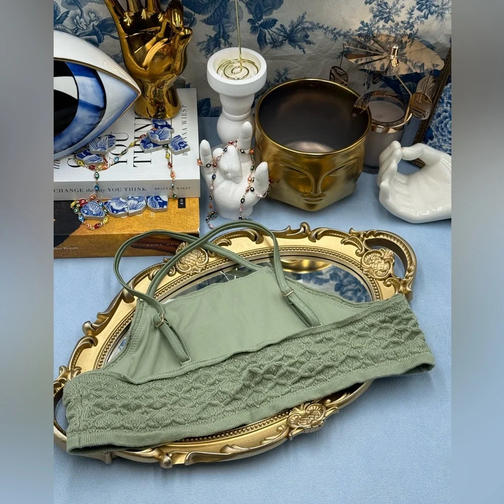 🆕 ZIMMERMANN KIDS 🧿 NWOT Waverly Knit Bandeau Bikini, Mismatched Floral Sz 10Y - Picture 9 of 14